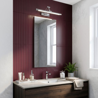 Kúpeľňové nástenné LED svietidlo SWE016-1W 42cm Chrome