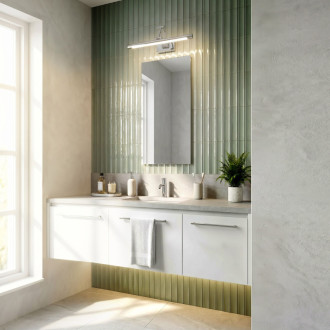 Kúpeľňové nástenné LED svietidlo SWE016-1W 42cm Chrome