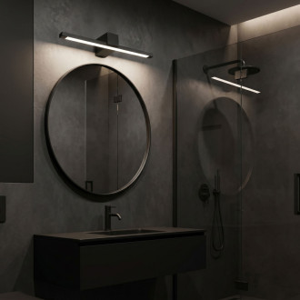 Kúpeľňové nástenné LED svietidlo SWE050-1W 60 cm Black