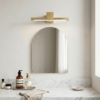Kúpeľňové nástenné LED svietidlo SWE046-1W 40cm GOLD BRUSH