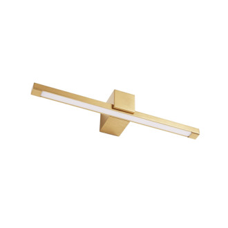 Kúpeľňové nástenné LED svietidlo SWE046-1W 40cm GOLD BRUSH