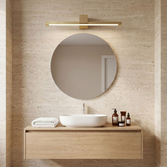 Kúpeľňové nástenné LED svietidlo SWE047-1W 60cm GOLD BRUSH