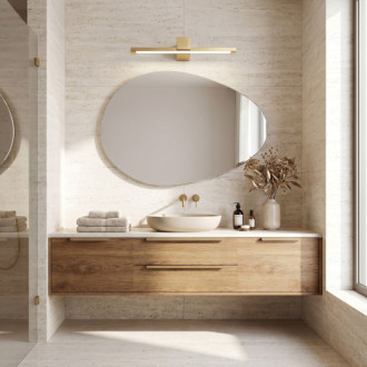 Kúpeľňové nástenné LED svietidlo SWE047-1W 60cm GOLD BRUSH