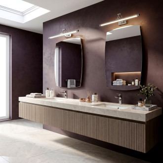 Kúpeľňové nástenné LED svietidlo SWE017-1W 60cm Chrome