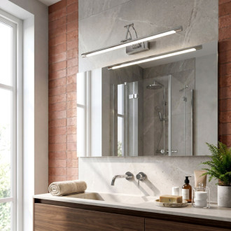 Kúpeľňové nástenné LED svietidlo SWE017-1W 60cm Chrome