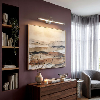 Kúpeľňové nástenné LED svietidlo SWE017-1W 60cm Chrome