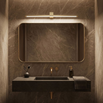 Kúpeľňové nástenné LED svietidlo SWE048-1W 80cm GOLD BRUSH