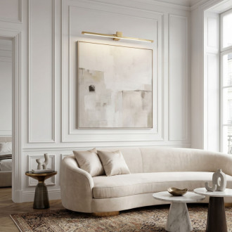 Kúpeľňové nástenné LED svietidlo SWE048-1W 80cm GOLD BRUSH