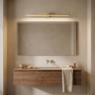 Kúpeľňové nástenné LED svietidlo SWE048-1W 80cm GOLD BRUSH