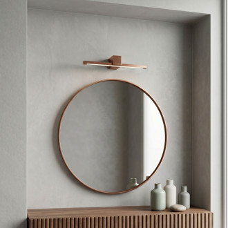 Kúpeľňové nástenné LED svietidlo SWE052-1W 40cm COPPER BRUSH