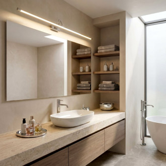 Kúpeľňové nástenné LED svietidlo SWE018-1W 80cm Chrome