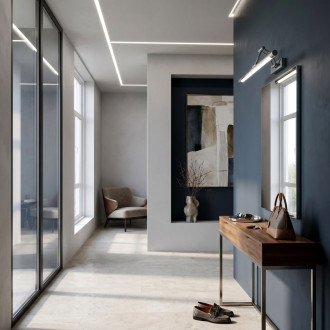 Kúpeľňové nástenné LED svietidlo SWE018-1W 80cm Chrome