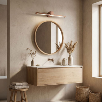 Kúpeľňové nástenné LED svietidlo SWE053-1W 60 cm COPPER BRUSH