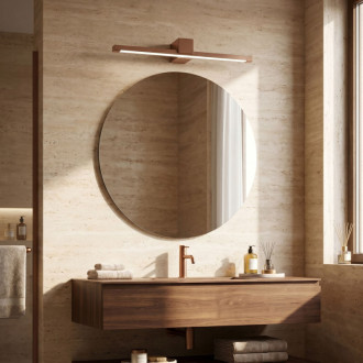 Kúpeľňové nástenné LED svietidlo SWE053-1W 60 cm COPPER BRUSH