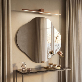 Kúpeľňové nástenné LED svietidlo SWE054-1W 80 cm COPPER BRUSH