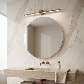 Kúpeľňové nástenné LED svietidlo SWE054-1W 80 cm COPPER BRUSH