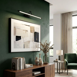Kúpeľňové nástenné LED svietidlo SWE026-1W 60cm Black