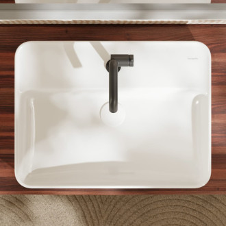 Umývadlo na dosku Hansgrohe Xuniva Q 60x45 cm otvor pre batériu uprostred 61082450