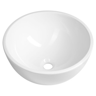 MOON keramické umývadlo na dosku, priemer 43cm, biela