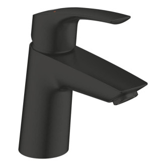 Umývadlová batéria Grohe Eurosmart s clic-clacom čierna matná 239682433