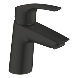 Umývadlová batéria Grohe Eurosmart s clic-clacom čierna matná 239682433