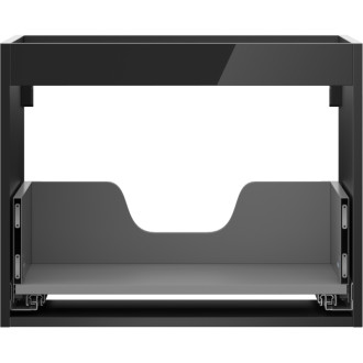 Korpus umývadlovej skrinky Mexen Box-A 60 cm, 1 zásuvka, čierny lesk - 91AX0-0600-470-1-70