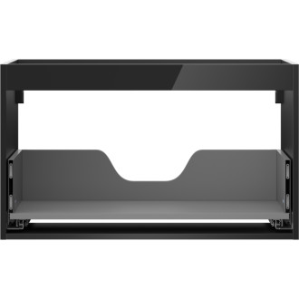 Korpus umývadlovej skrinky Mexen Box-A 80 cm, 1 zásuvka, čierny lesk - 91AX0-0800-470-1-70