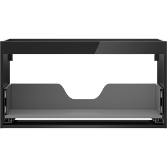 Korpus umývadlovej skrinky Mexen Box-A 90 cm, 1 zásuvka, čierny lesk - 91AX0-0900-470-1-70