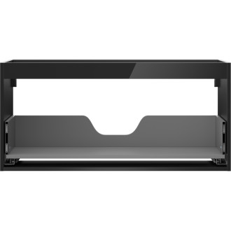 Korpus umývadlovej skrinky Mexen Box-A 100 cm, 1 zásuvka, čierny lesk - 91AX0-1000-470-1-70