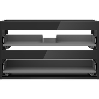 Korpus umývadlovej skrinky Mexen Box-A 80 cm, 2 zásuvky, čierny lesk - 91AX0-0800-470-2-70