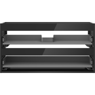 Korpus umývadlovej skrinky Mexen Box-A 90 cm, 2 zásuvky, čierny lesk - 91AX0-0900-470-2-70