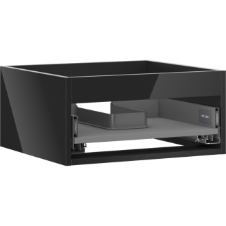 Korpus umývadlovej skrinky Mexen Box-A 50 cm, 1 zásuvka, čierny lesk - 91AX0-0500-235-1-70