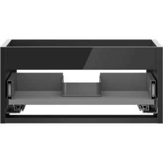 Korpus umývadlovej skrinky Mexen Box-A 50 cm, 1 zásuvka, čierny lesk - 91AX0-0500-235-1-70