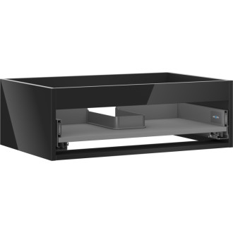 Korpus umývadlovej skrinky Mexen Box-A 70 cm, 1 zásuvka, čierny lesk - 91AX0-0700-235-1-70