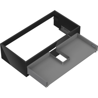Korpus umývadlovej skrinky Mexen Box-A 90 cm, 1 zásuvka, čierny lesk - 91AX0-0900-235-1-70