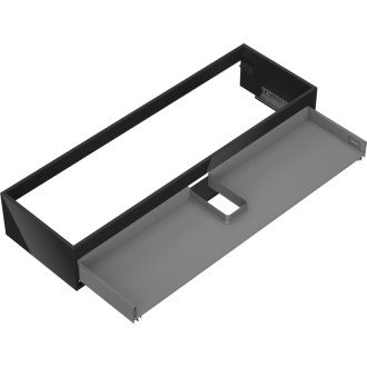 Korpus umývadlovej skrinky Mexen Box-A 140 cm, 1 zásuvka, čierny lesk - 91AX0-1400-235-1-70