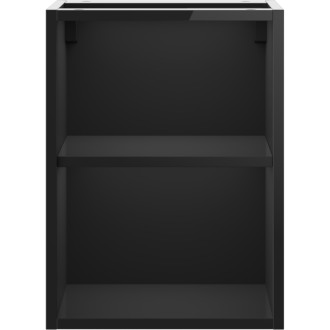 Mexen Box-A otvorená skrinka s policou 35 cm, čierny lesk - 91AX2-0350-470-0-70
