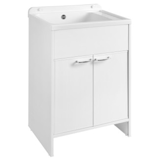 Plastová výlevka s plastovou skrinkou 58x38 cm, vrátane sifónu