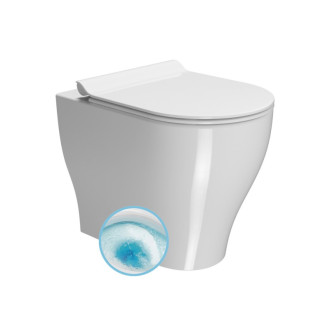 TONO WC misa stojaca, Geniusflush, 36x53cm, spodný/zadný odpad, biela ExtraGlaze