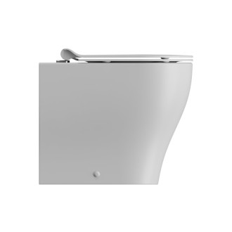 TONO WC misa stojaca, Geniusflush, 36x53cm, spodný/zadný odpad, biela dual-mat