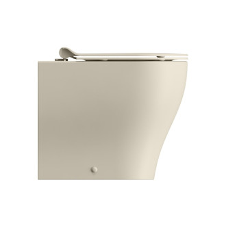 TONO WC misa stojaca, Geniusflush, 36x53cm, spodný/zadný odpad, creta dual-mat
