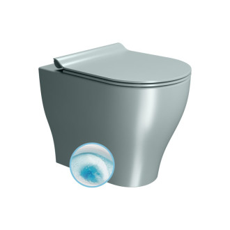 TONO WC misa stojaca, Geniusflush, 36x53cm, spodný/zadný odpad, ghiaccio dual-mat