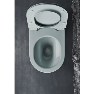 TONO WC misa stojaca, Geniusflush, 36x53cm, spodný/zadný odpad, ghiaccio dual-mat