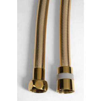 SOFTFLEX plastová sprchová hadica, 150cm, svetlé zlato mat