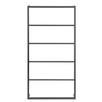 SKA nástenný sušiak uterákov 600x1150x100mm, čierna mat SKA502