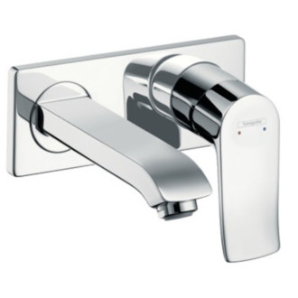 Umývadlová batéria Hansgrohe Metris bez podomietkového telesa chróm 31085000