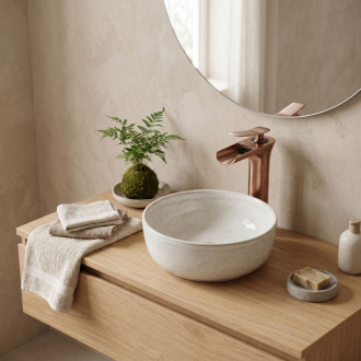 REA Umývadlová batéria REA Laguna antique - Brush Copper high REA-B8121