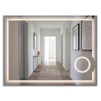 REA Zrkadlo LED 80x60cm HAVEN HOM-01806