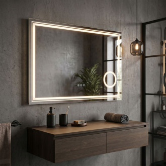REA Zrkadlo LED 80x60cm HAVEN HOM-01806