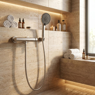 REA Sprchová batéria REA Arcos Brush Nickel REA-B6590
